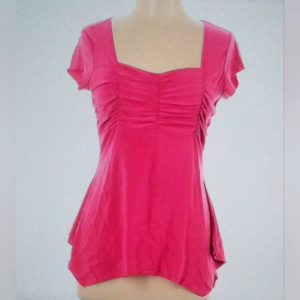 HOT PINK L M.K.M. DESIGNS TOP